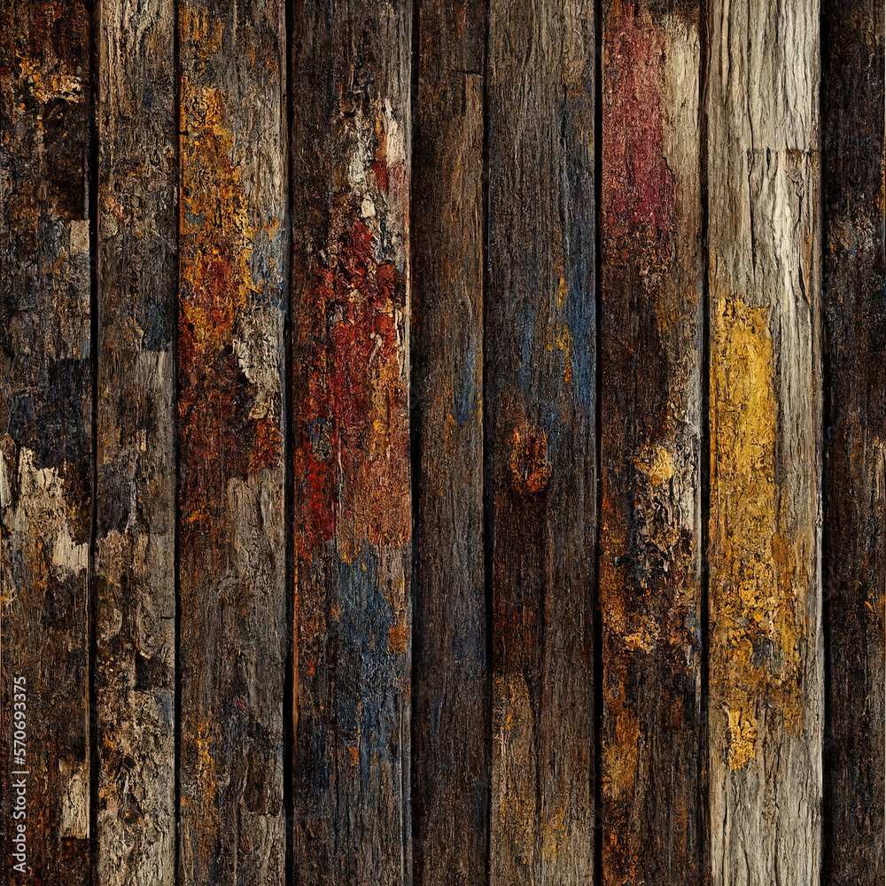 Wall mural old wood texture