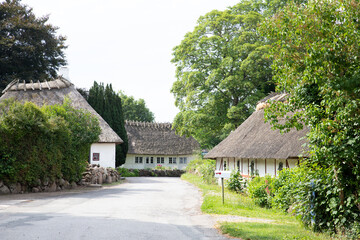Fototapeta na wymiar The beautiful Danish village