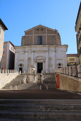 The Church San Domenico in Ancona at Adriatic Coast, Italy