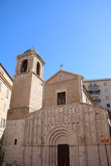 Fototapeta na wymiar Chiesa di Santa Maria della Piazza in Ancona at Adriatic Coast, Italy
