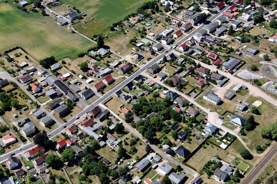 Eggesin, Ortsteil Hoppenwalde, Ortsmitte 2016