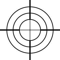 Pegatina transparente de cruceta de rifle