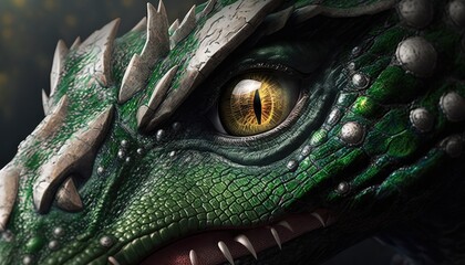 Portrait of a human as a reptilian dinosaur, super resolution, octane gender, high quality, intricate details, cinematic lighting, photography, photorealism,