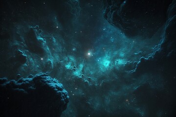 Fototapeta na wymiar space background with nebulae 
