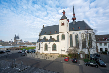Fototapeta na wymiar Deutz Abbey - Cologne, Germany