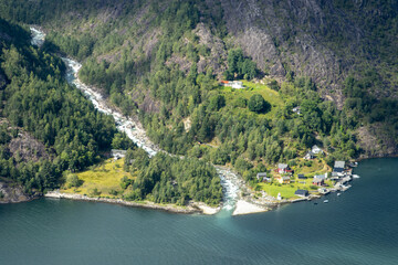 village on fjord