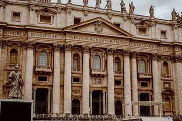Fototapeta na wymiar Vatican City State in rome italia italy Church monuments europe pope religions 