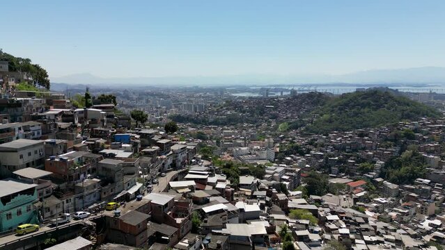  Rio de Janeiro. Morro dos Prazeres. Zona Norte Drone