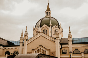 Streets and architecture in sarajevo Bosnia balkan old church buildings