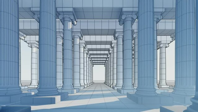 Graphic image of the temple