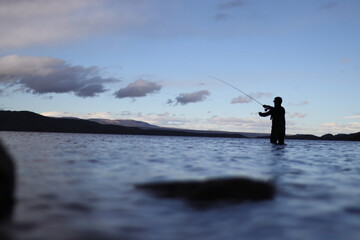 Fly casting