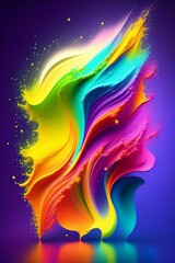 Wrinkle paint oil splash wallpaper background