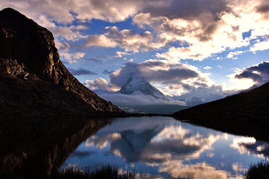 Matterhorn with lake