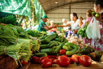 Feria de verduras 