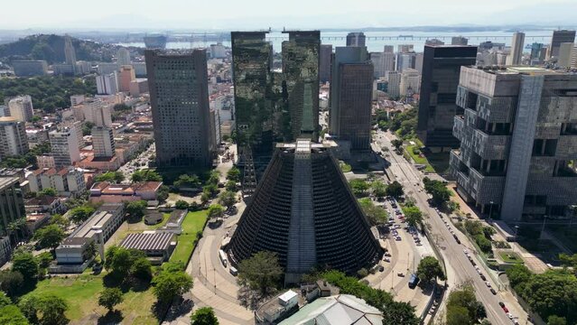 Rio de Janeiro. Lappa. Centro. Catedral Metropolitana de S&atilde;o Sebasti&atilde;o. Drone