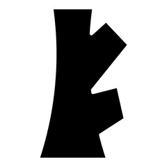 Obraz premium tree trunk icon