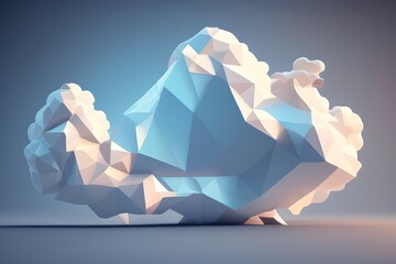 iceberg in polar regions - Generate AI