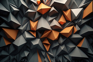 abstract geometric shapes background, AI Generative