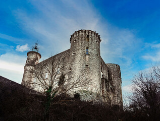 old castle in the evening