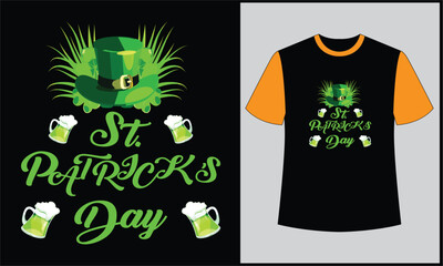 typography st patricks day illustration vector t shirt design