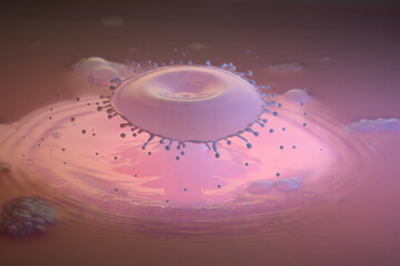 Macro Wassertropfen 