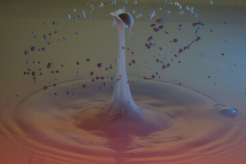 Macro Wassertropfen 