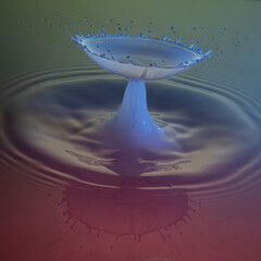 Macro Wassertropfen 