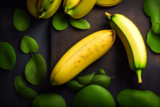 The Perfect Peel: A 3D Rendered Banana. Generative AI