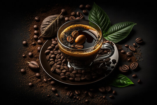 Dark Coffee Images – Browse 1,003 Stock Photos, Vectors, and Video