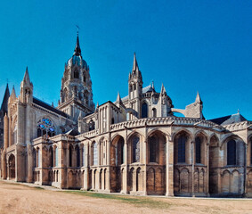 Fototapeta na wymiar Bayeux Cathedral, Normandy, France