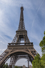 Eiffel Tower is tallest structure in Paris and most visited monument in the world. Paris. France.