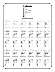 Alphabet Worksheet. Handwriting workbook for children. Worksheets for learning letters. Activity book for kids. Educational pages for preschool. Letter A-Z. Kids Learning Alphabets. Hand writing.