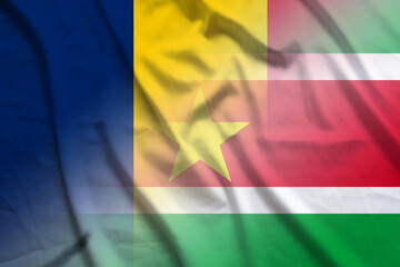 Chad and Suriname state flag international relations SUR CHL