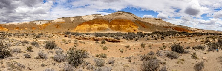 Beautiful Tierra de Colores in Parque Patagonia in Argentina, South America