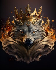 king of wolf in the night