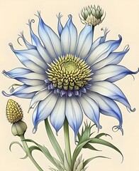 Cornflower. Generative AI