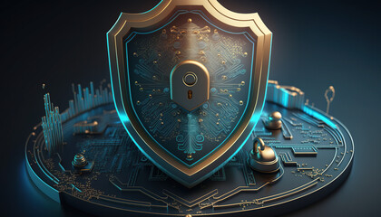 Fototapeta premium cybersecurit