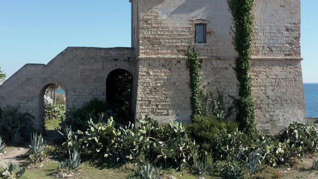 Torre colimena vista dal drone, Manduria , Salento , Puglia , Italy
