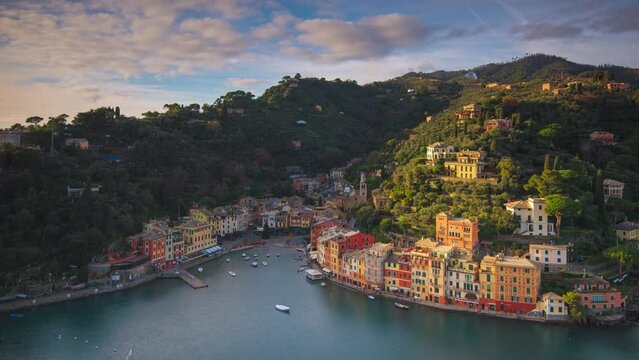 Portofino, Italy fishing village and commune in the Metropolitan City of Genova