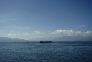 ship in the sea