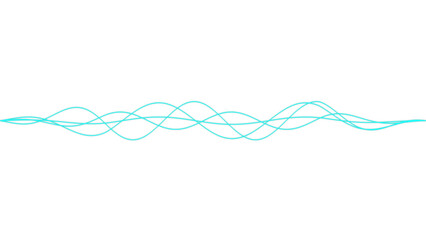 Fototapeta na wymiar Abstract Radio Wave Stroke Line Voice Waveform Internet Network Stream Isolated Transparent Alpha PNG