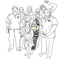 This is a birthday party picture.