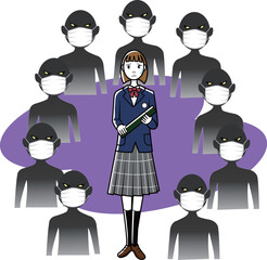 卒業式のマスクに対する同調圧力