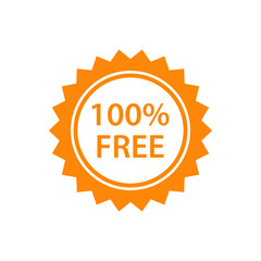 100% free icon vector logo design template