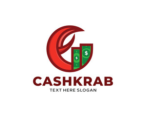 crab money logo design