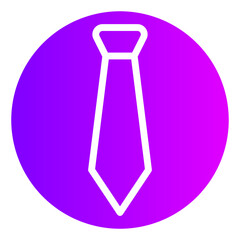 tie gradient icon