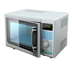 Microwave Design Elements Isolated on Transparent Background: A Graphic Design Masterpiece with Clear Alpha Channel for Overlays in Web Design, Digital Art, and PNG Image Format (generative AI)