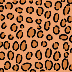 Leopard print digital paper background