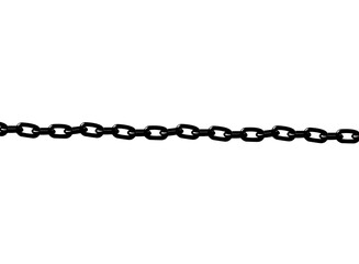Chain on a transparent background