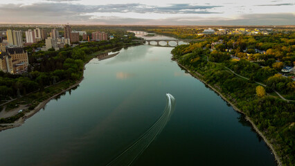 Obraz premium view of the river